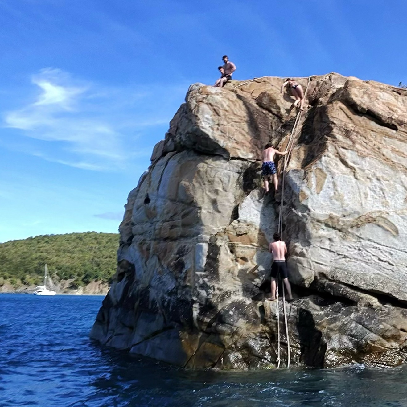 Rock jump / epic 35ft rock jump